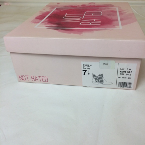 Not rated Emily Taupe Ankle Booties - Picture 13 of 13